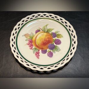 Vintage Winterling Marktleuthen Bavaria Decorative Plate Fruit - Bavaria Germany